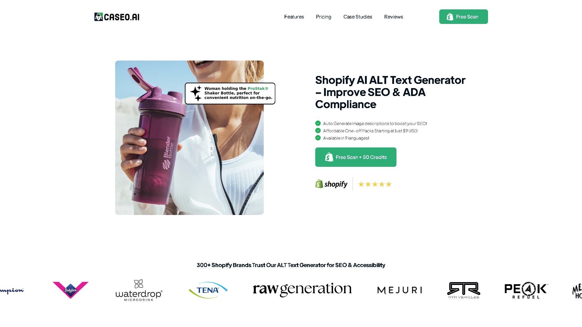 Caseo.ai Interface Screenshot - Writing & Editing Tool