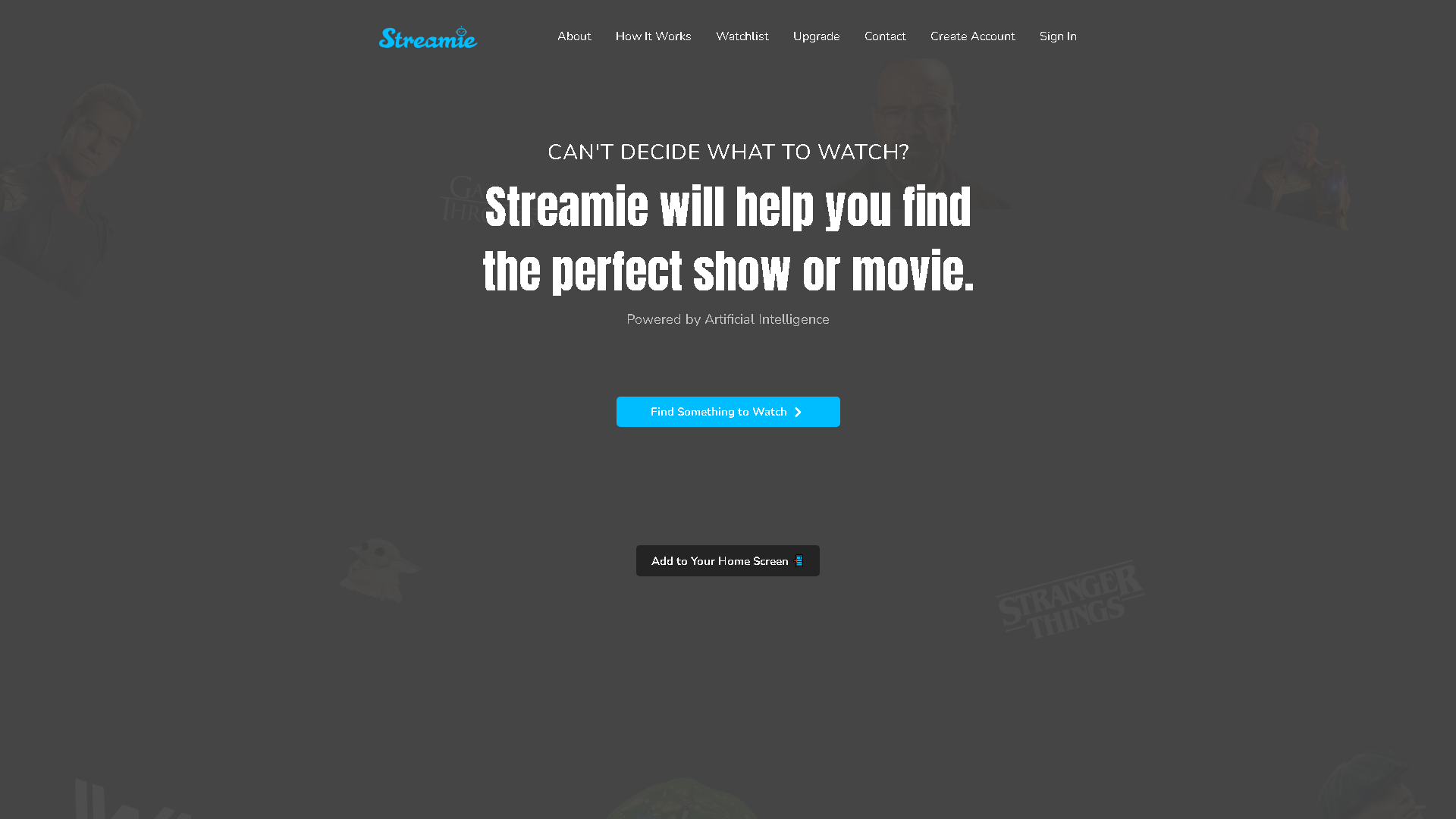Streamie AI Interface Screenshot - Video & Animation Tool