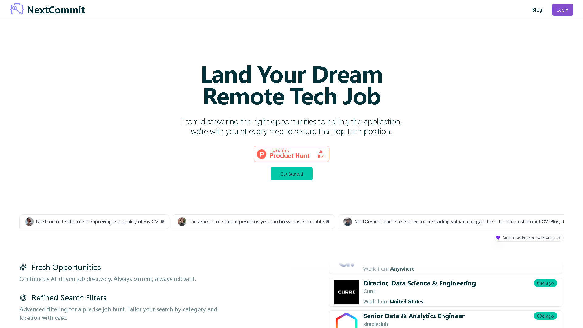 NextCommit Interface Screenshot - Office & Productivity Tool