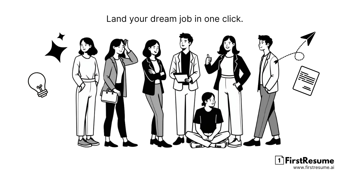 FirstResume Logo - Writing & Editing Tool