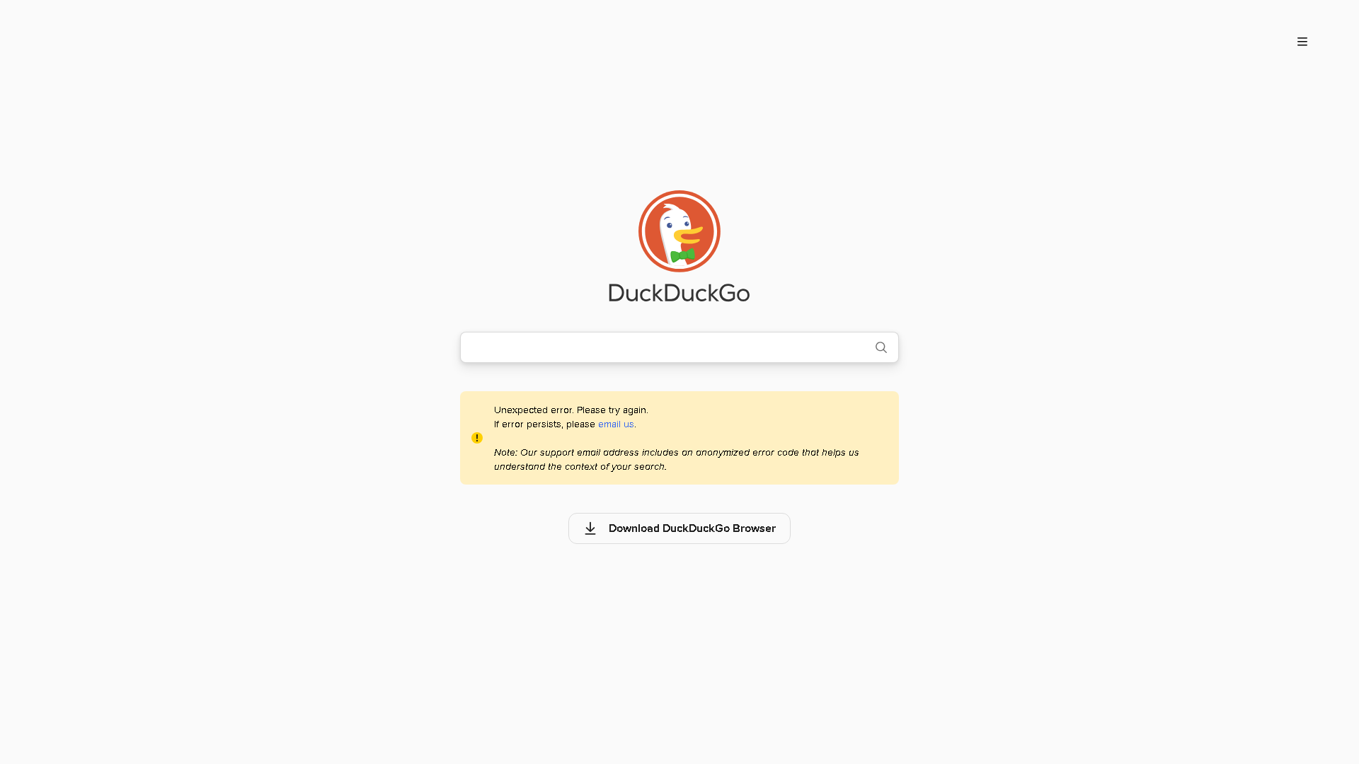 DuckDuckGo Interface Screenshot - AI Models & Infrastructure Tool