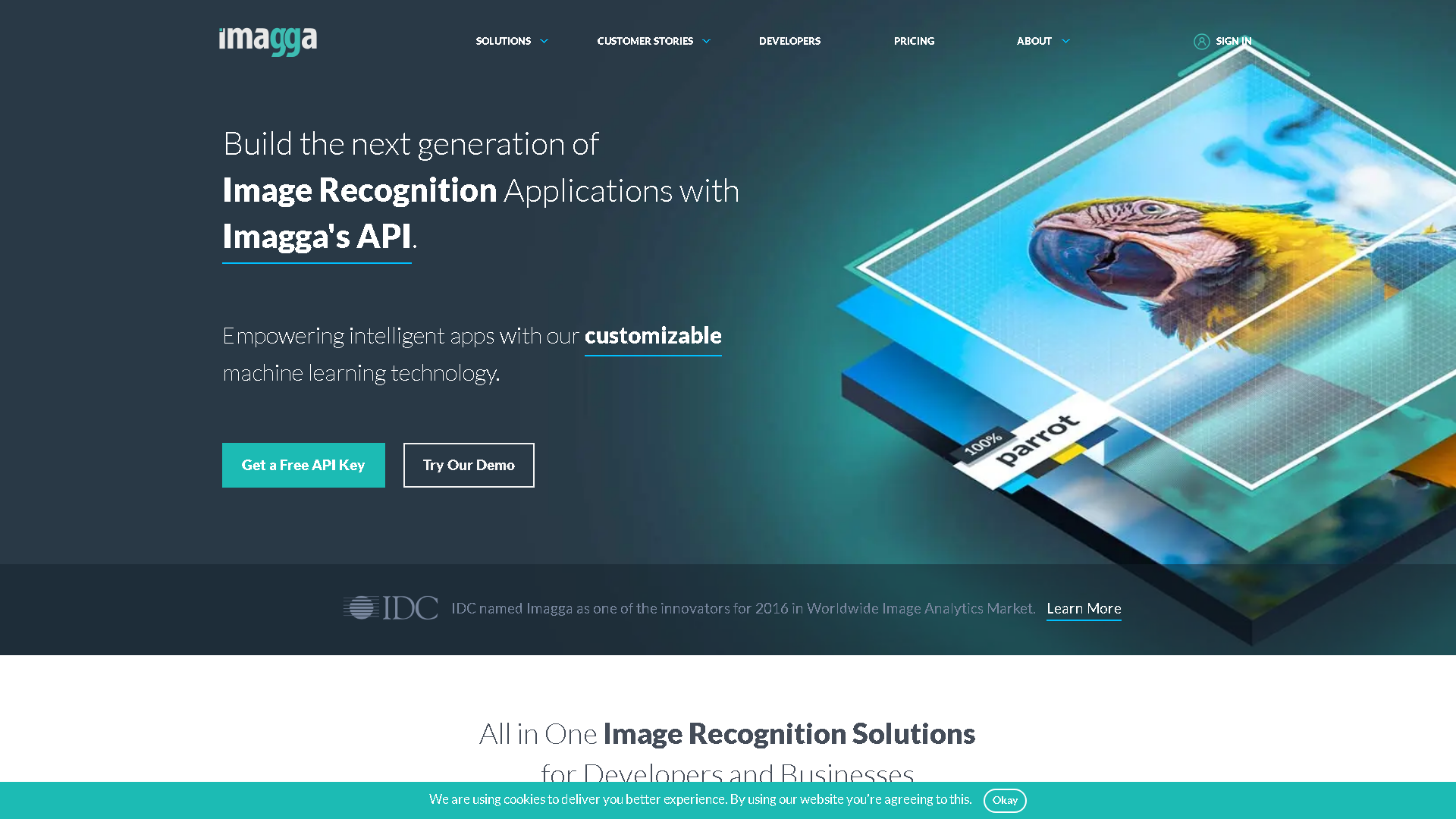 Imagga Interface Screenshot - Writing & Editing Tool