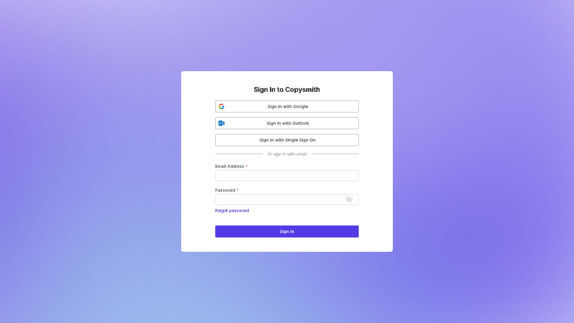 Copysmith Interface Screenshot - Writing & Editing Tool
