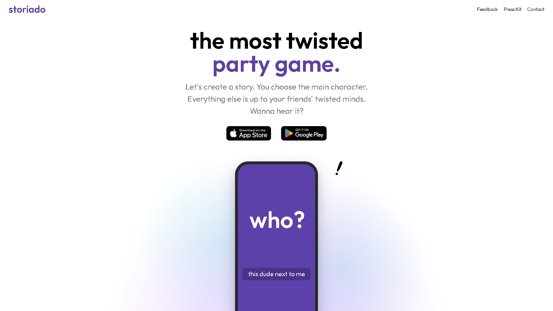 Storiado Interface Screenshot - Writing & Editing Tool