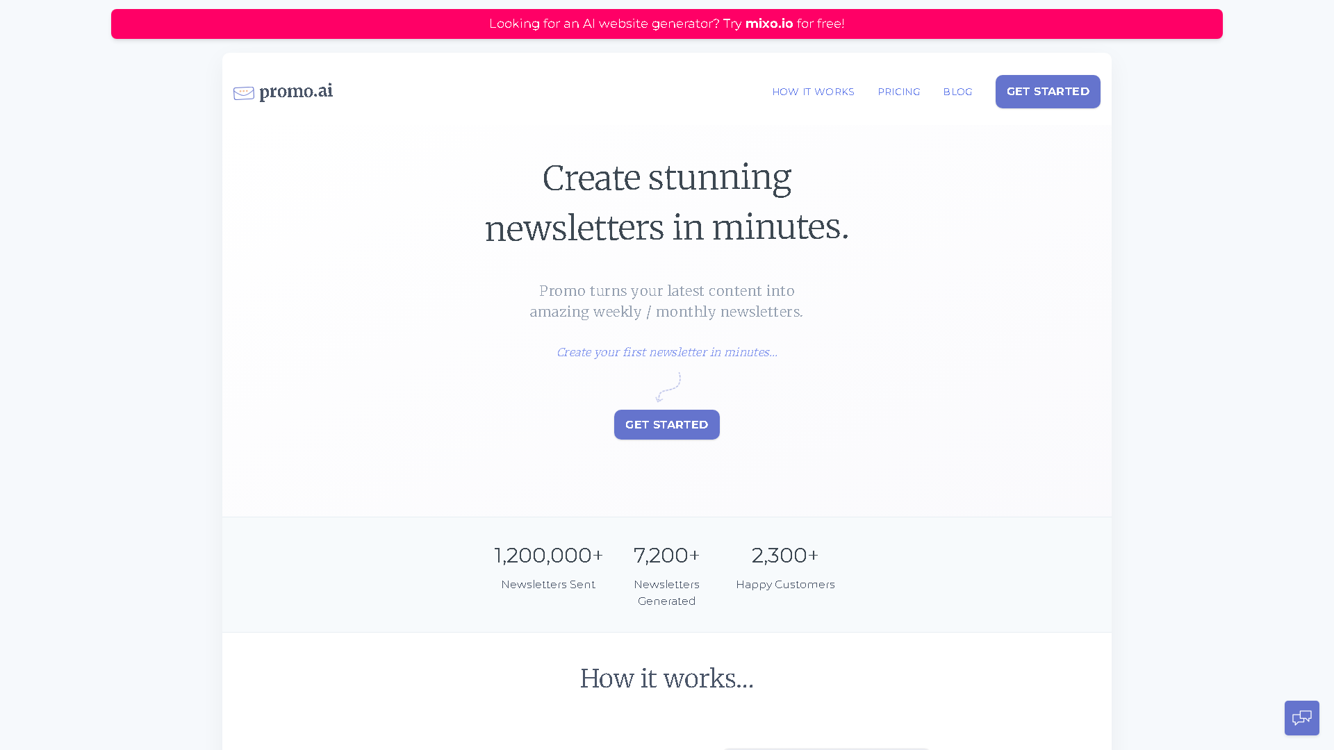 Promo.ai Interface Screenshot - Writing & Editing Tool