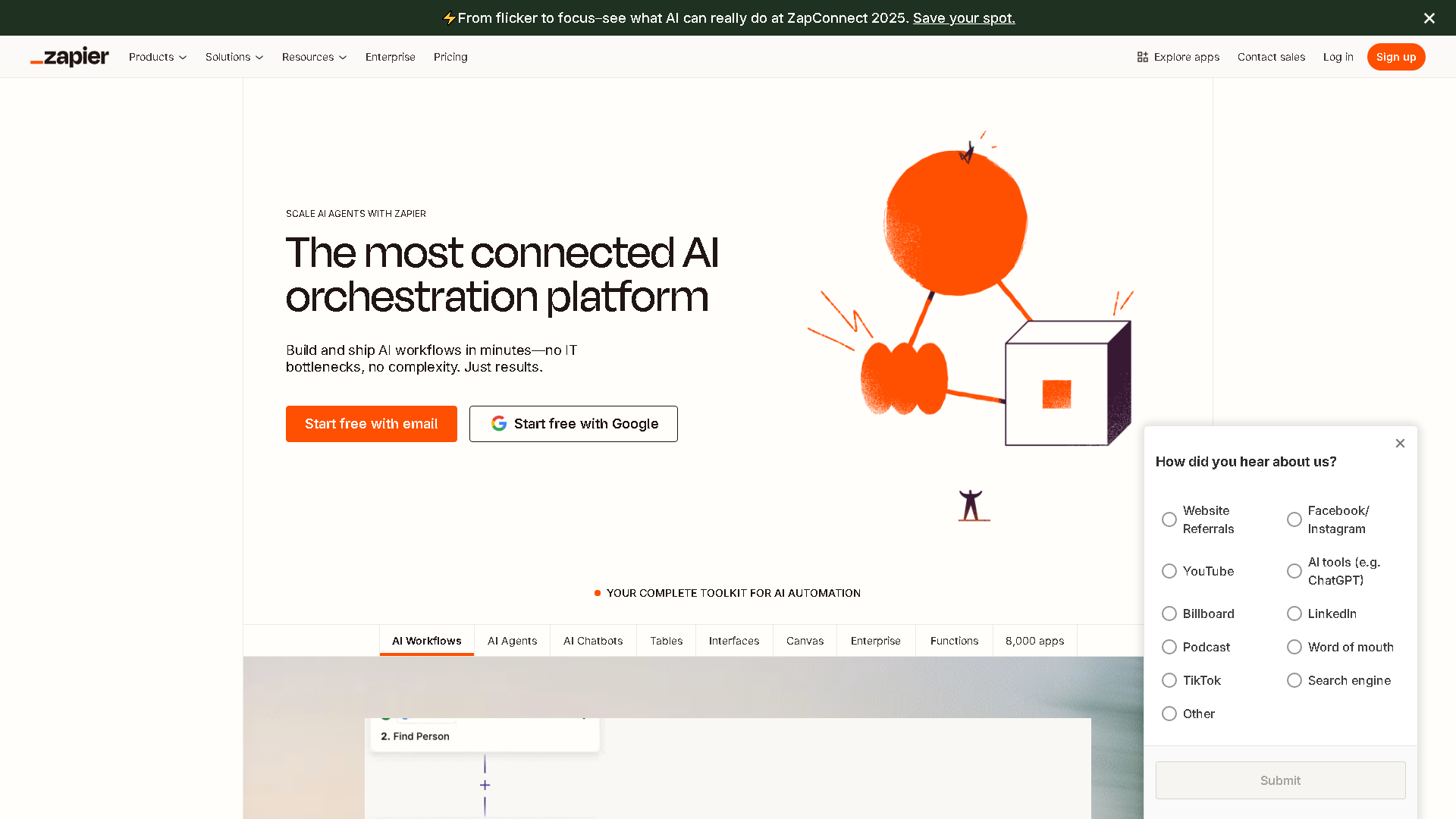Zapier Interface Screenshot - Coding & Development Tool