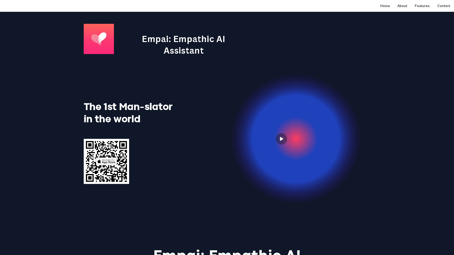 Empai Interface Screenshot - Writing & Editing Tool
