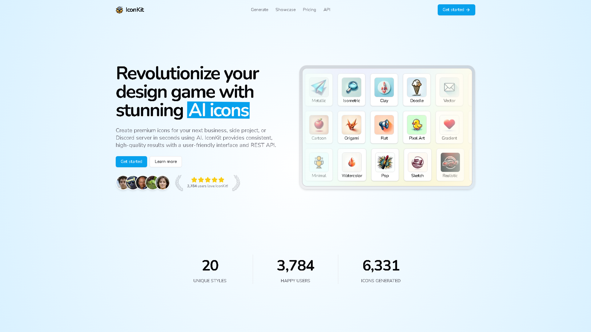 IconKit Interface Screenshot - Art & Creative Design Tool