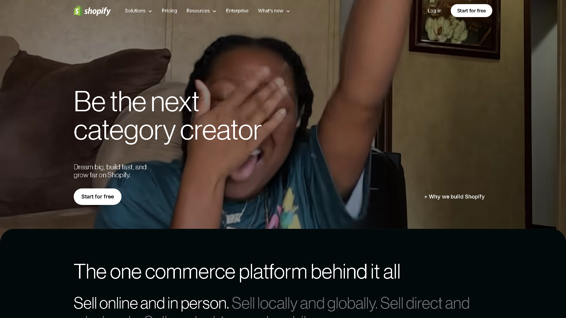Shopify Interface Screenshot - Writing & Editing Tool