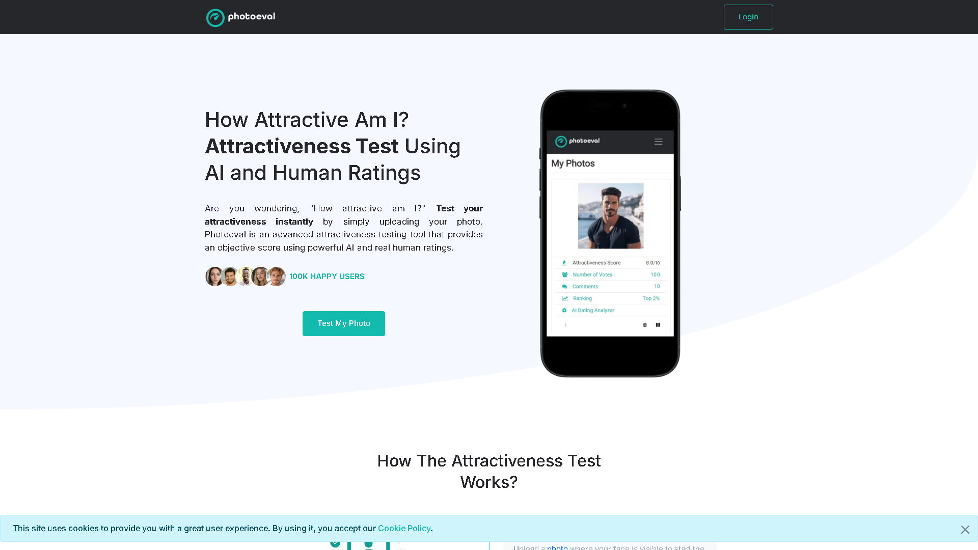 Photoeval Interface Screenshot - Image Analysis Tool