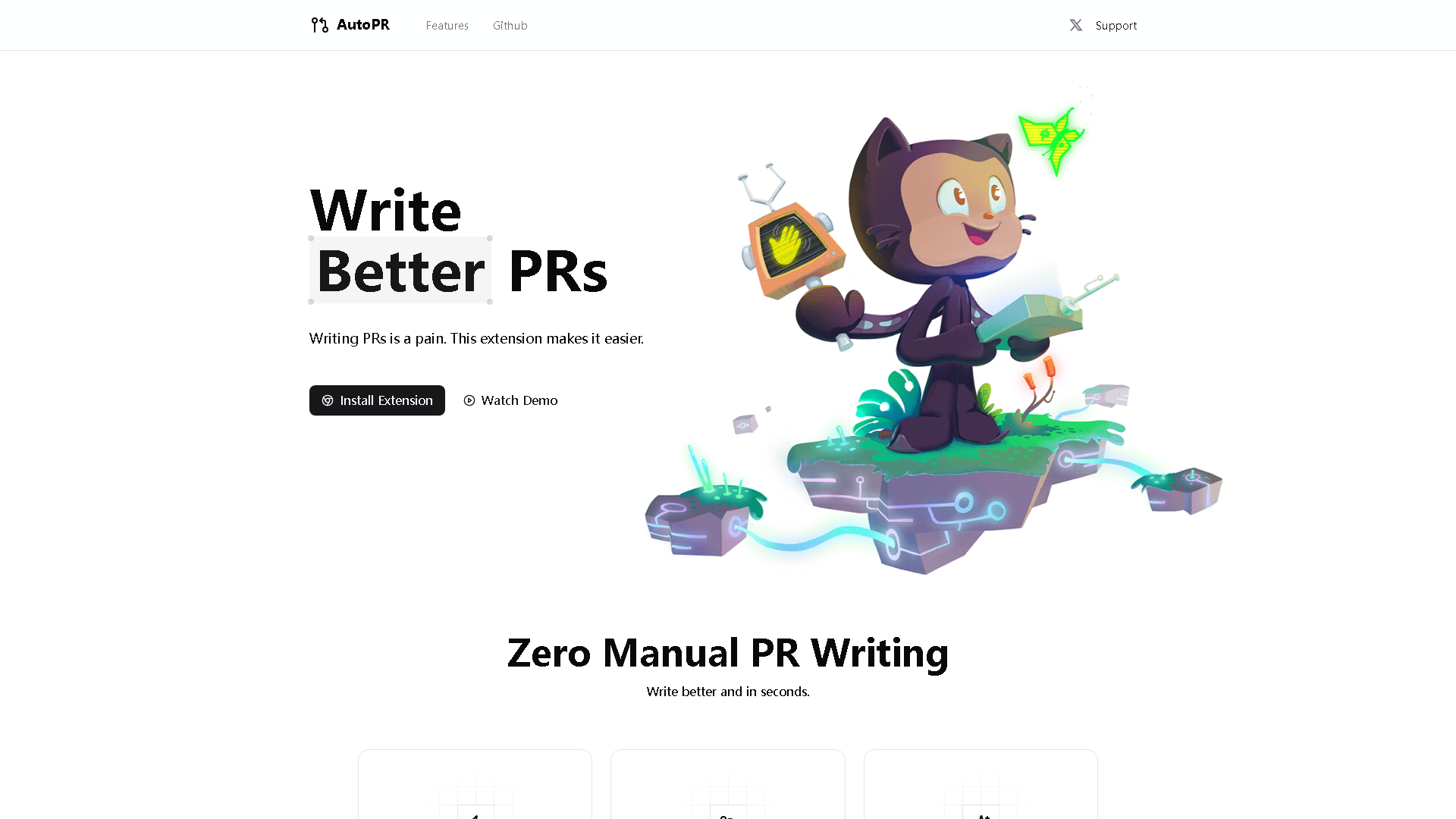 AUTO PR Interface Screenshot - Writing & Editing Tool
