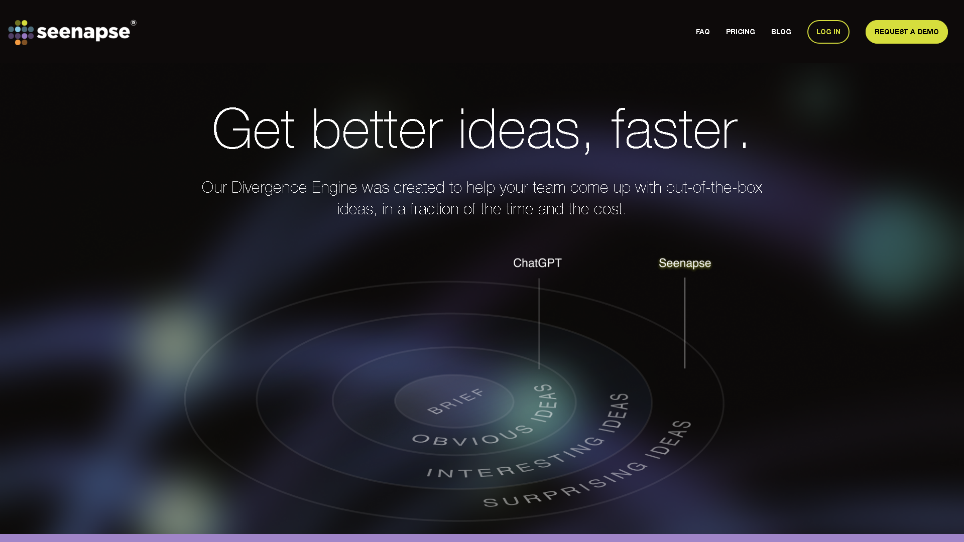 Seenapse Interface Screenshot - Writing & Editing Tool