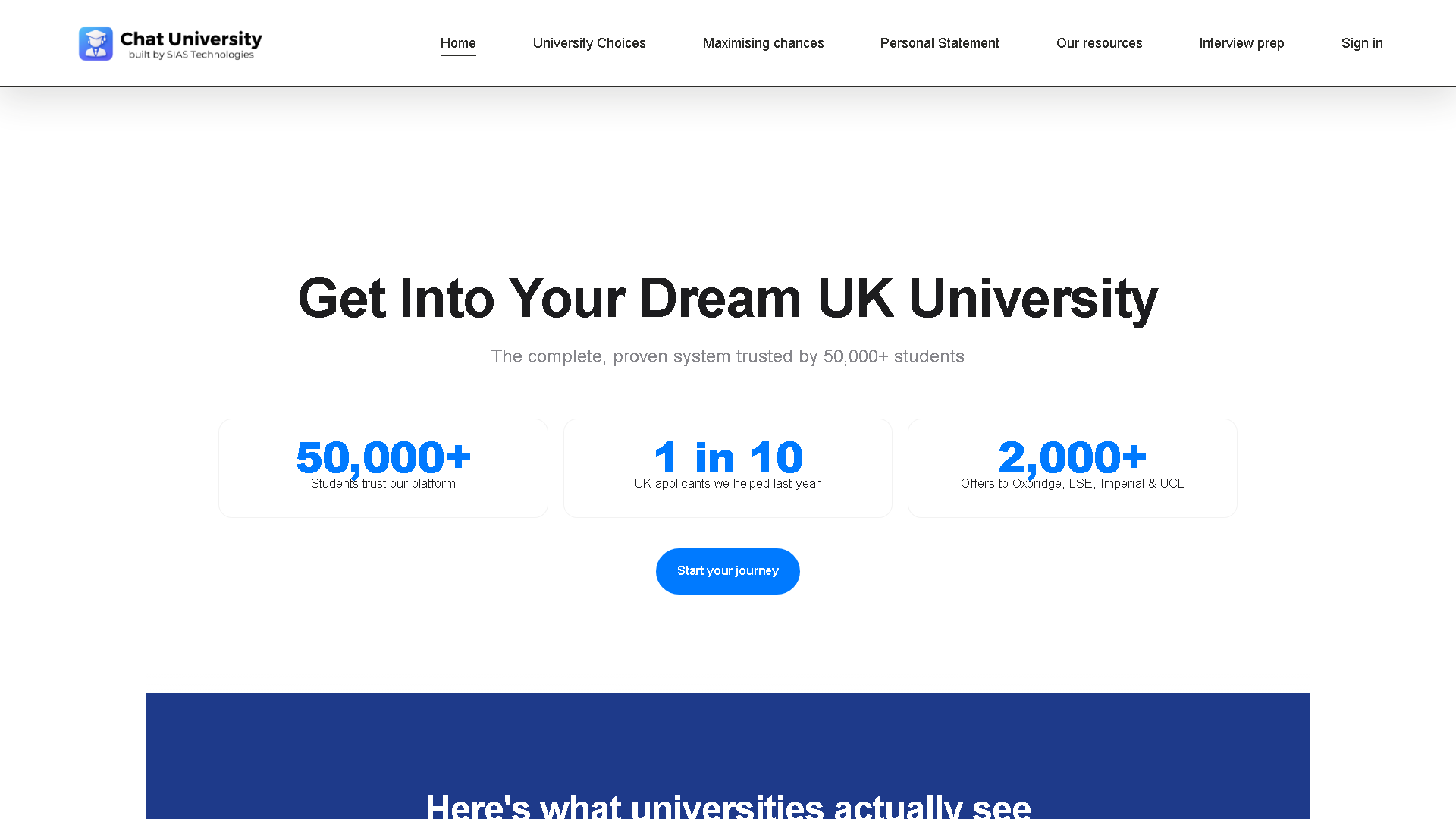 Chat University Interface Screenshot - Writing & Editing Tool