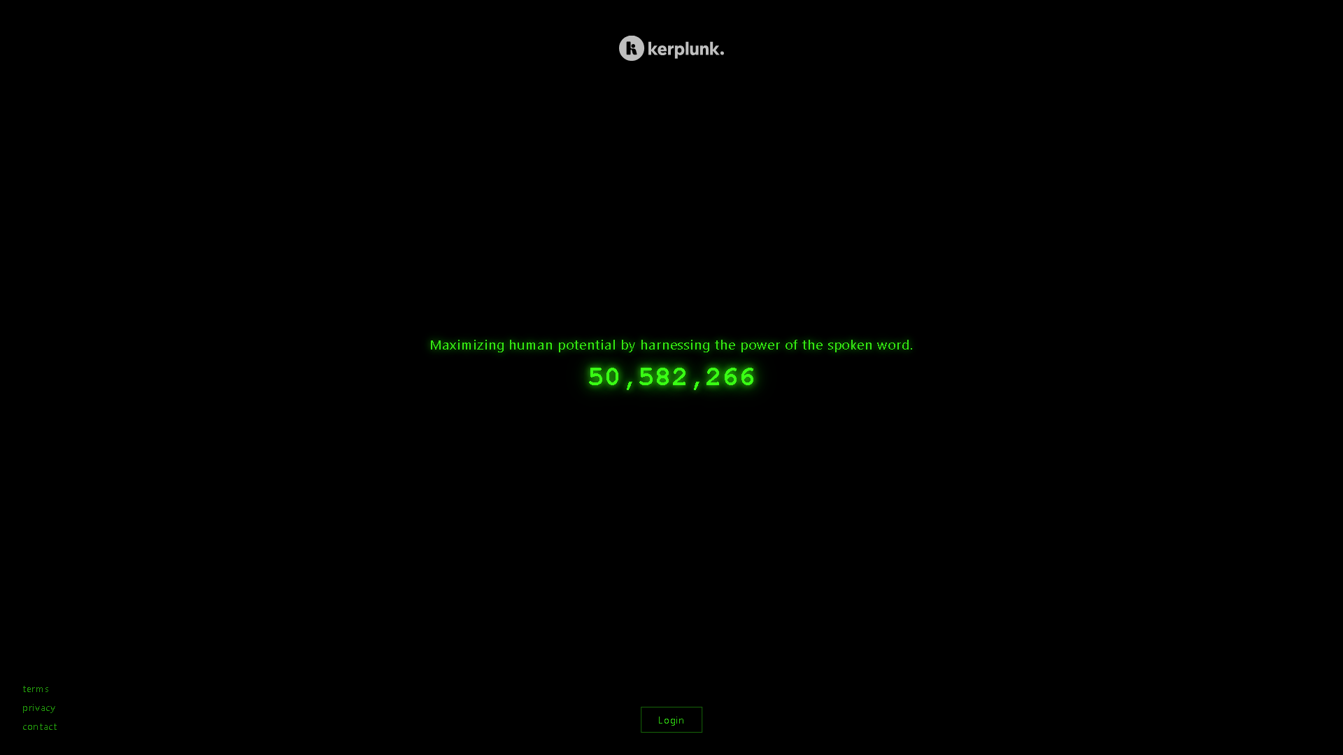 Kerplunk Interface Screenshot - Video & Animation Tool