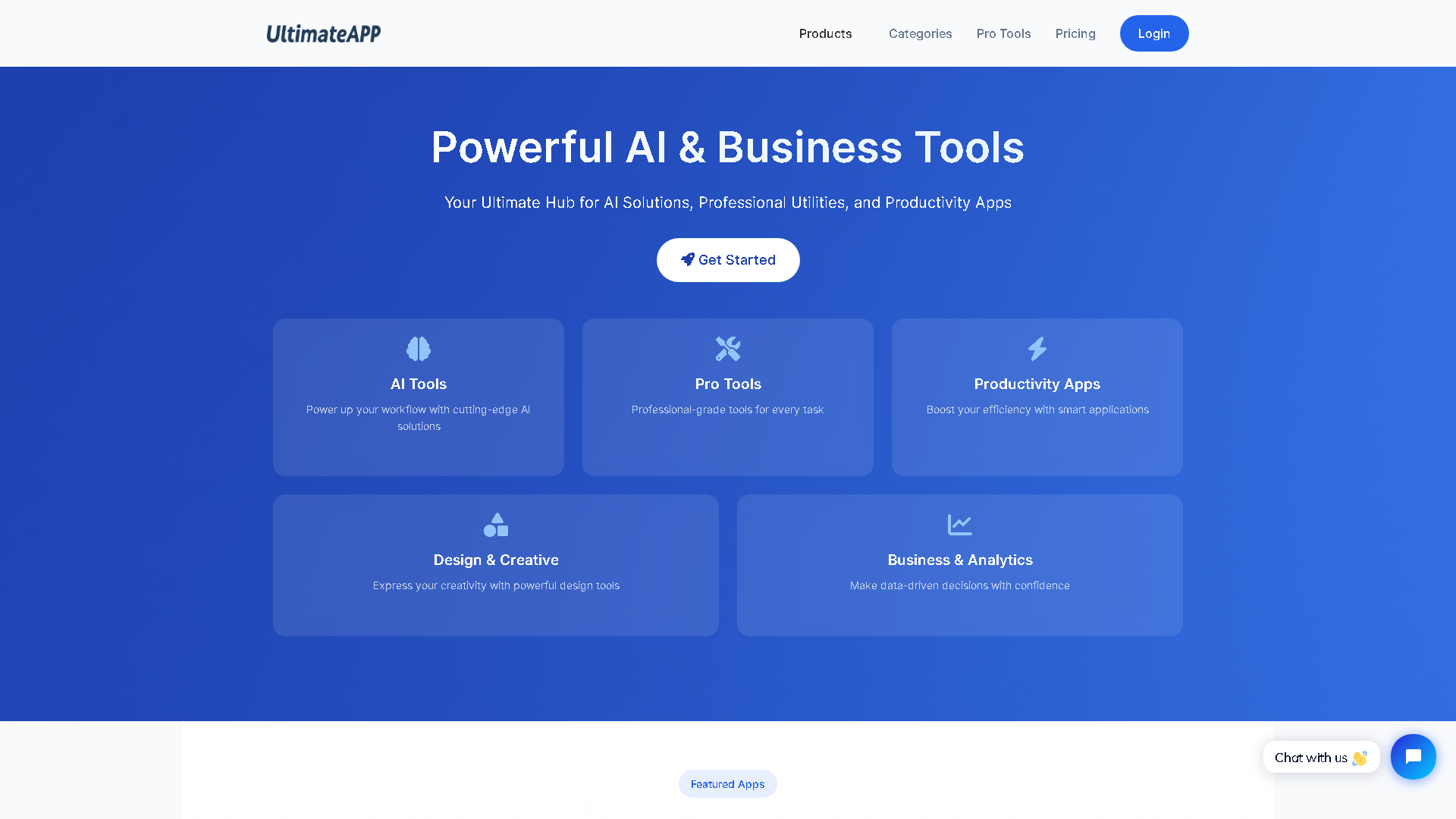 UltimateApp Interface Screenshot - Art & Creative Design Tool