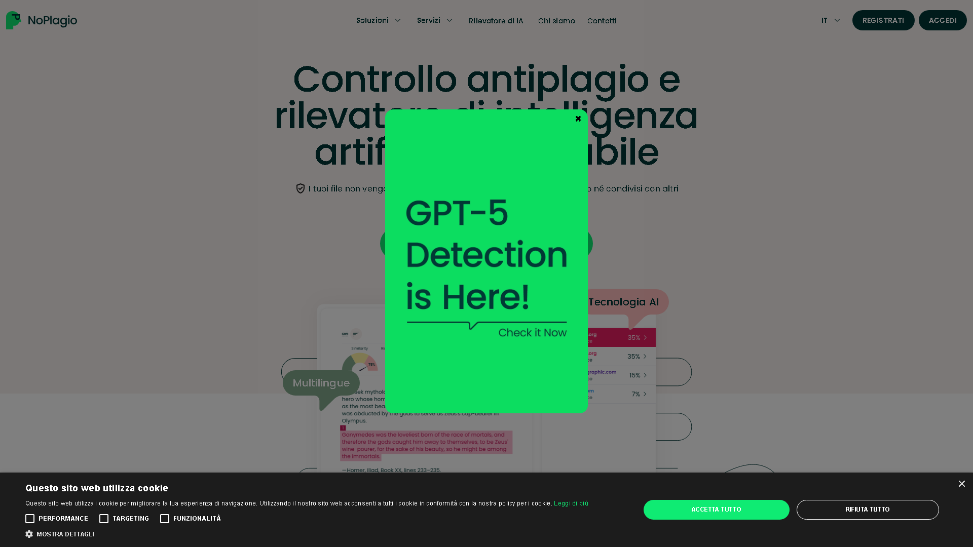 NoPlagio Interface Screenshot - Writing & Editing Tool