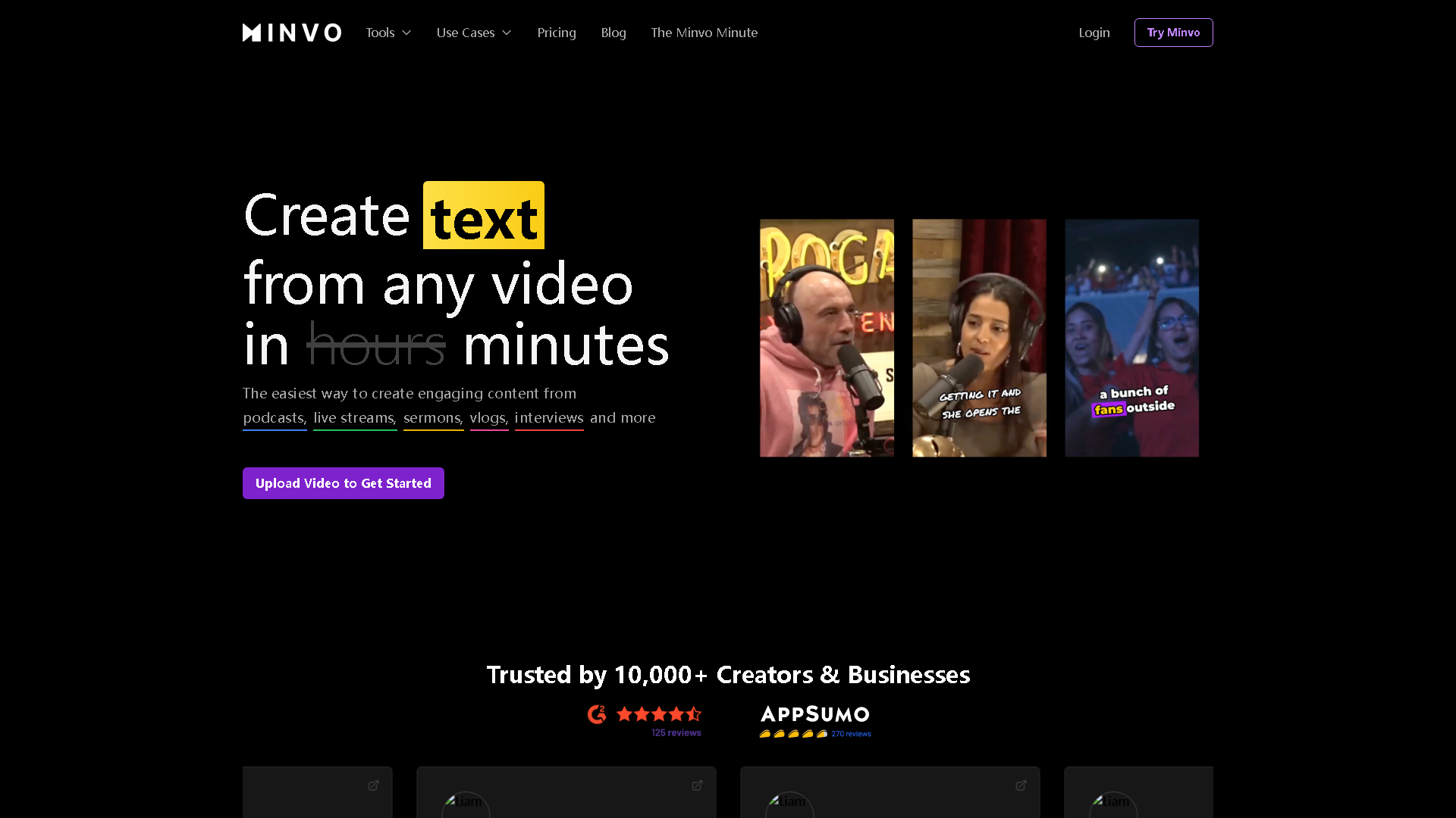 Minvo Interface Screenshot - Writing & Editing Tool