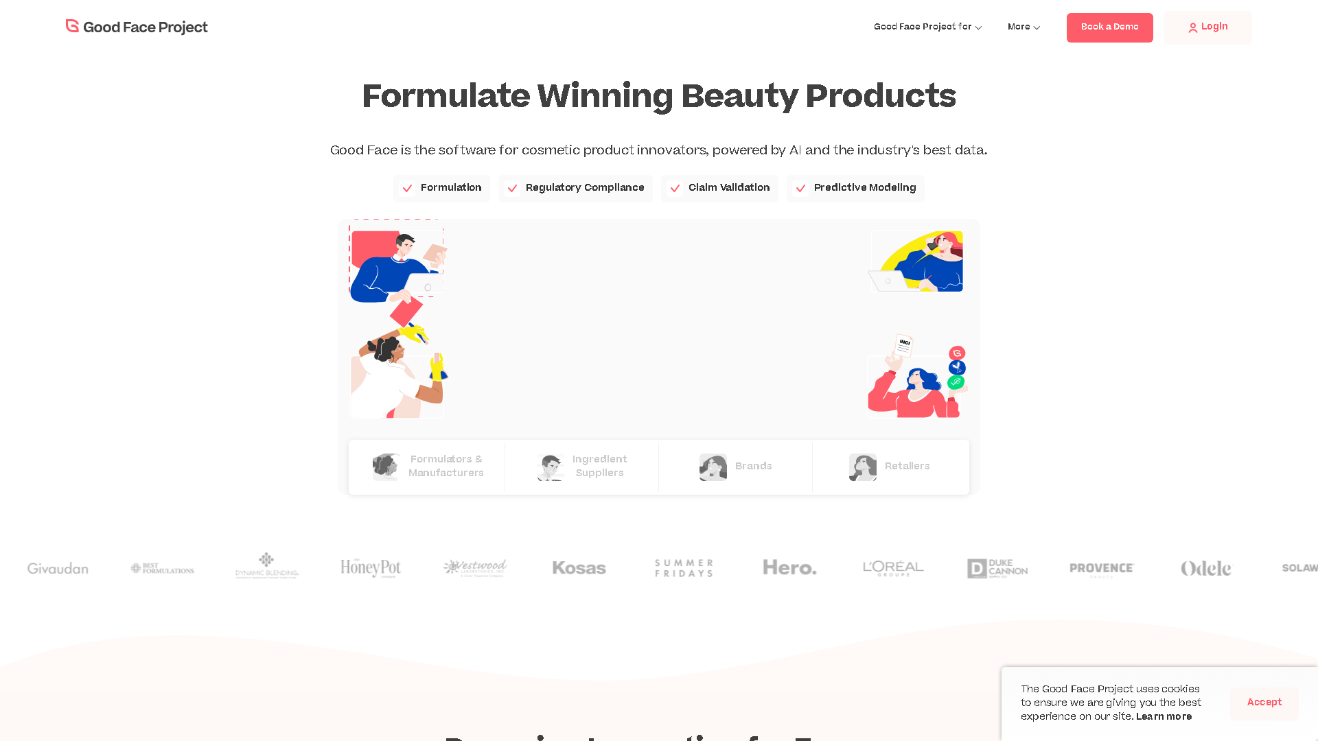 The Good Face Project Interface Screenshot - Art & Creative Design Tool