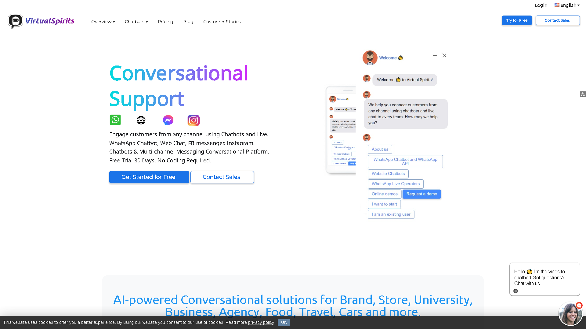 VirtualSpirits Interface Screenshot - Writing & Editing Tool