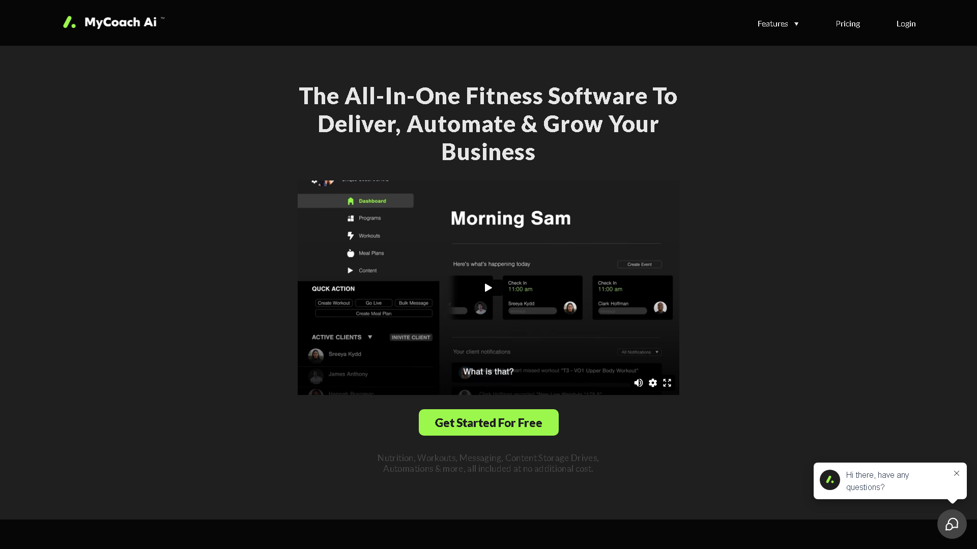 MyCoach Ai Interface Screenshot - Writing & Editing Tool