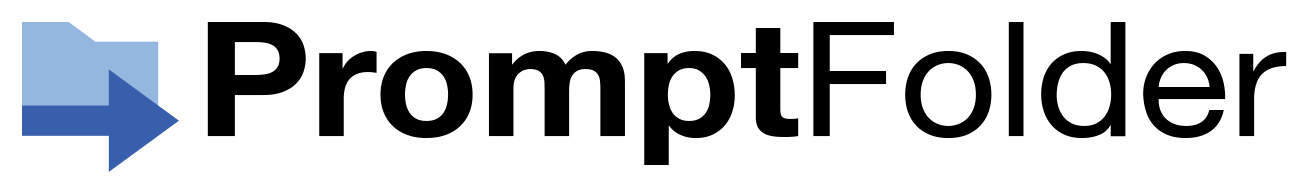 PromptFolder Logo - Writing & Editing Tool