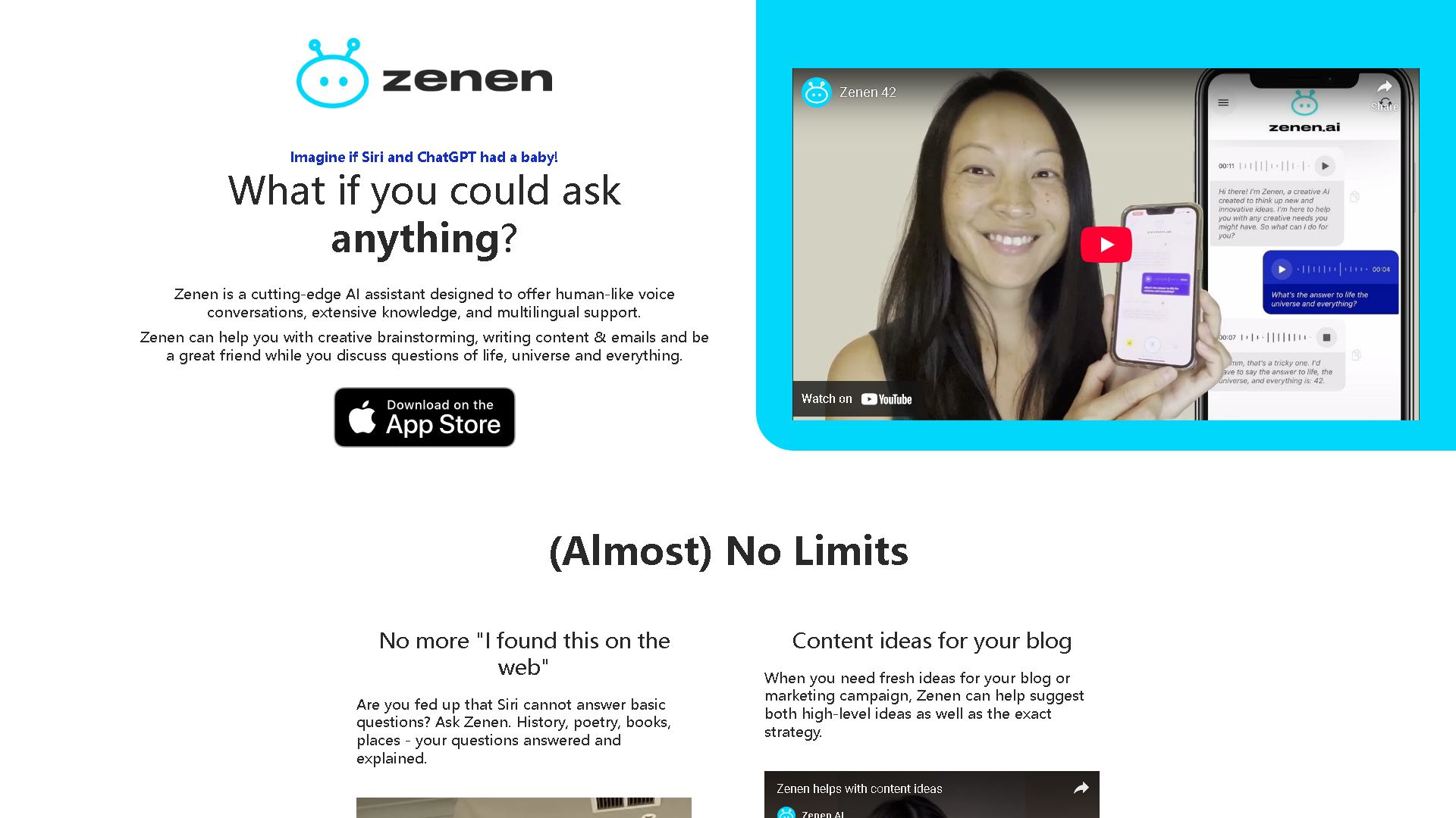 Zenen AI Interface Screenshot - Writing & Editing Tool
