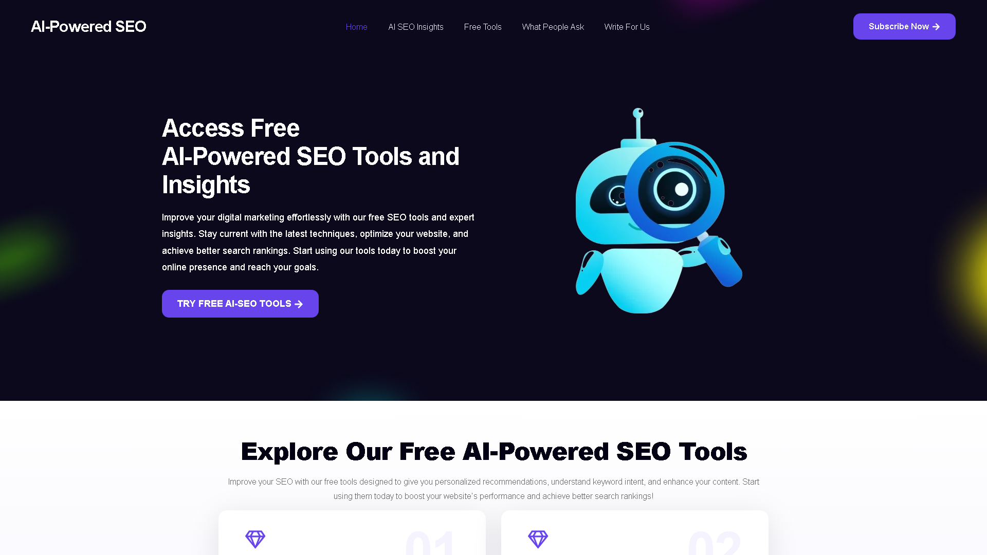 AI-Powered SEO Newsletter Interface Screenshot - Writing & Editing Tool