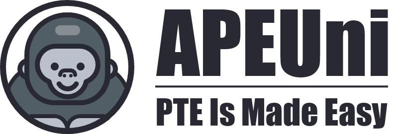 PTE APEUni Logo - Writing & Editing Tool