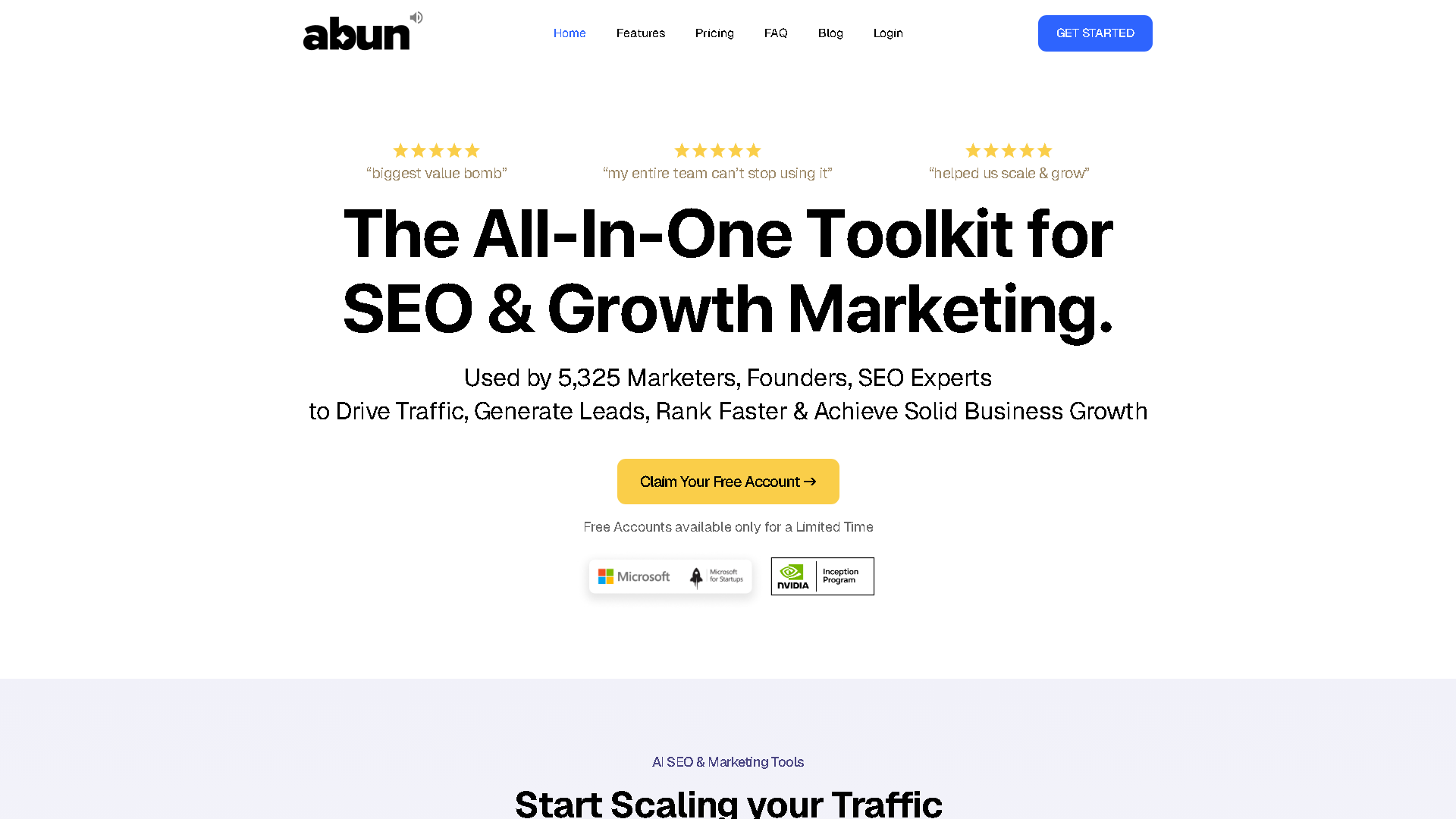 Abun Interface Screenshot - Writing & Editing Tool