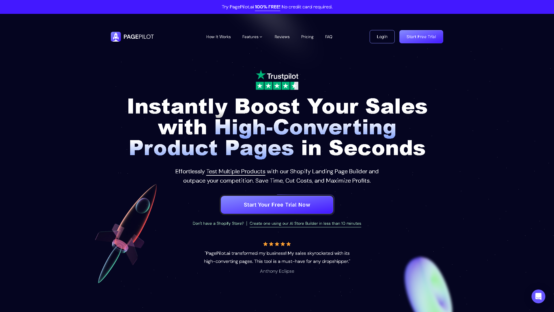 PagePilot.ai Interface Screenshot - Writing & Editing Tool
