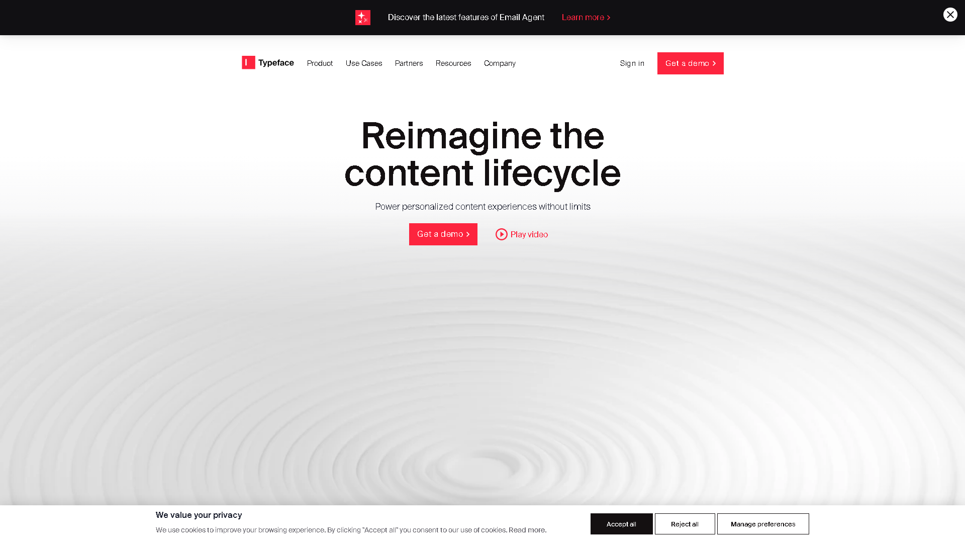 Typeface Interface Screenshot - Writing & Editing Tool