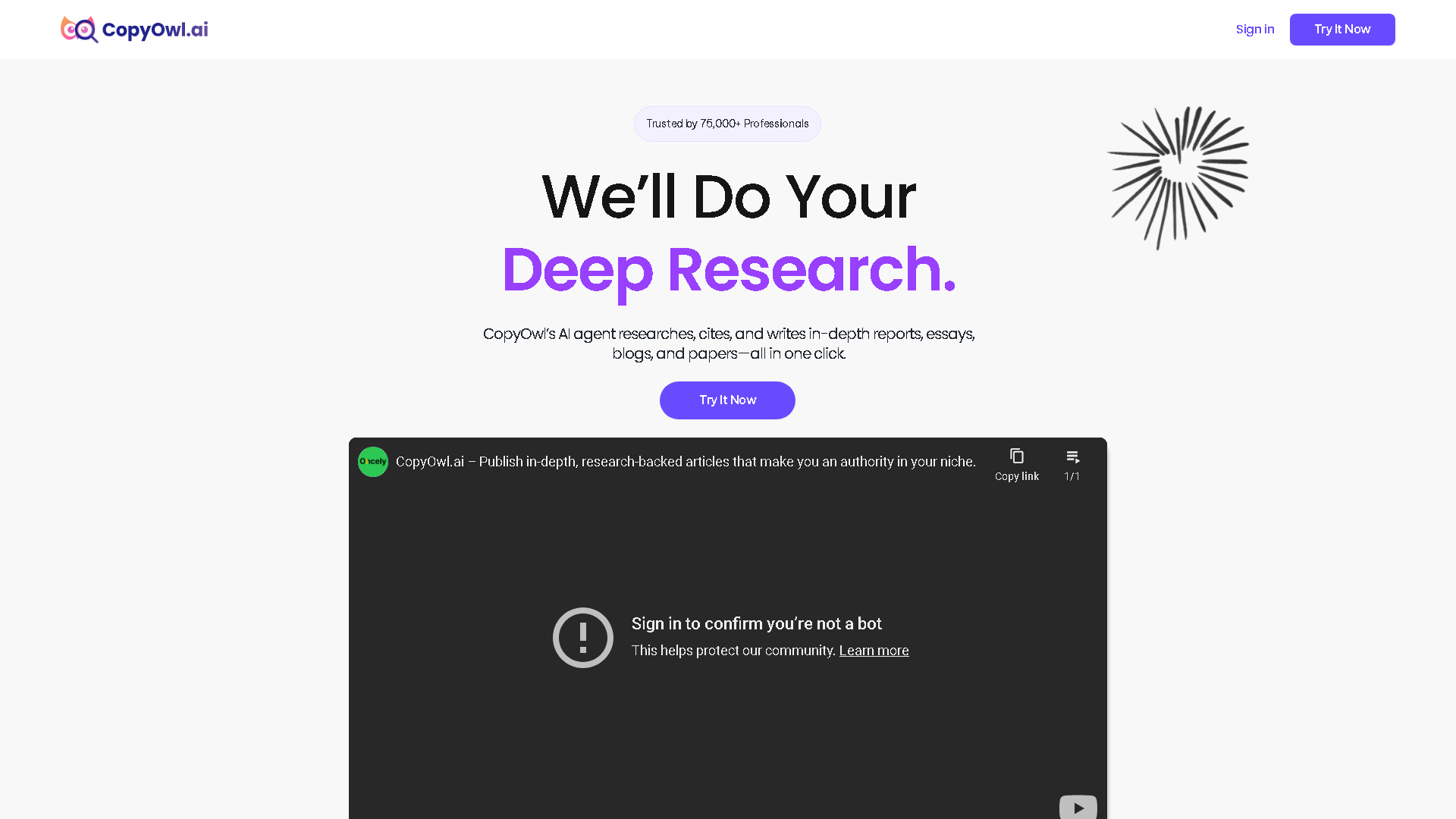 CopyOwl.ai Interface Screenshot - Writing & Editing Tool