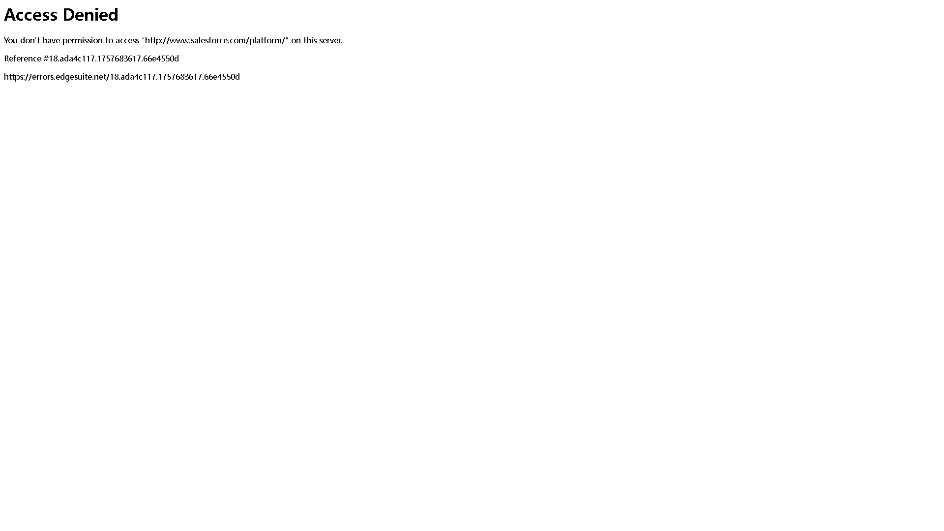 Salesforce Platform Interface Screenshot - Coding & Development Tool