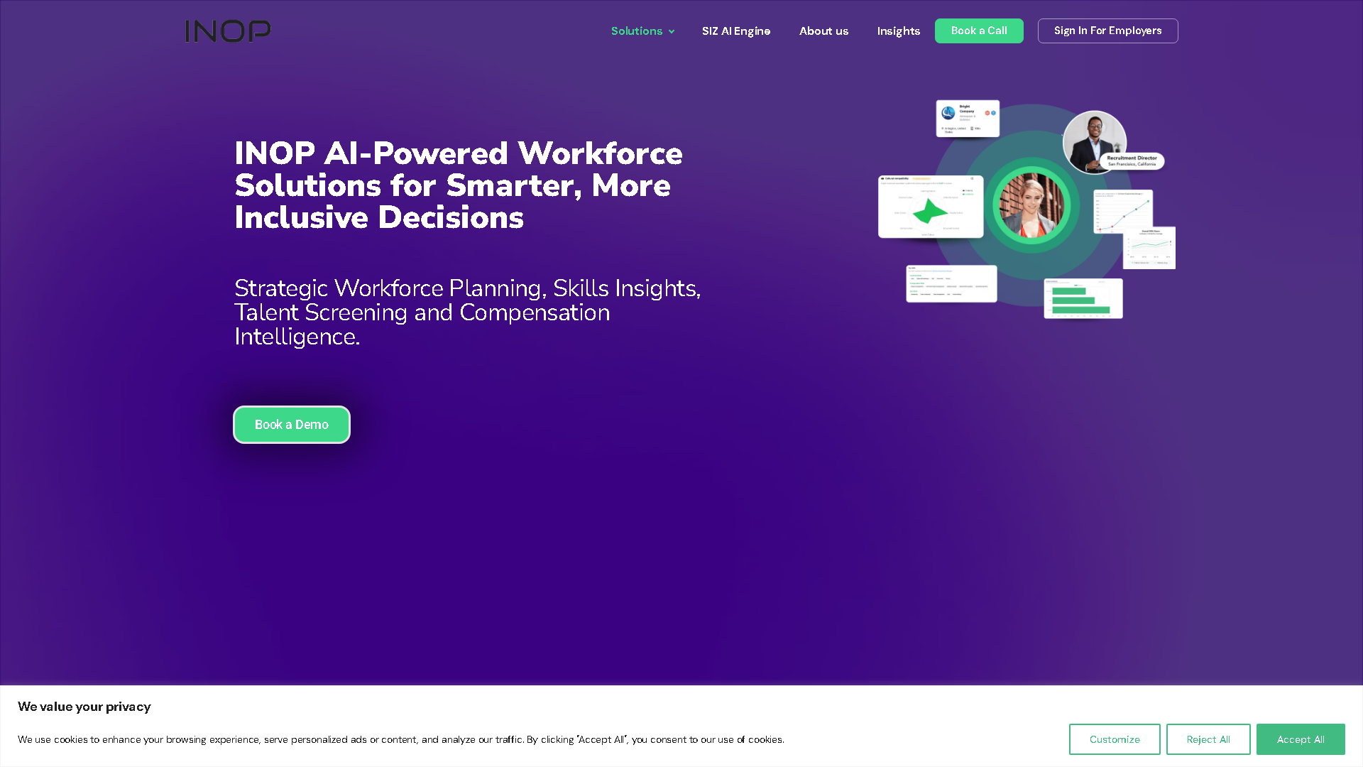 INOP Interface Screenshot - Writing & Editing Tool