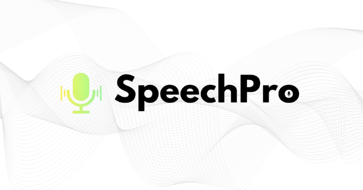 SpeechPro Logo - Writing & Editing Tool