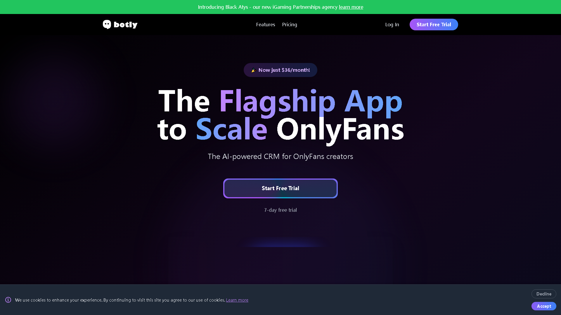 Botly Interface Screenshot - Writing & Editing Tool