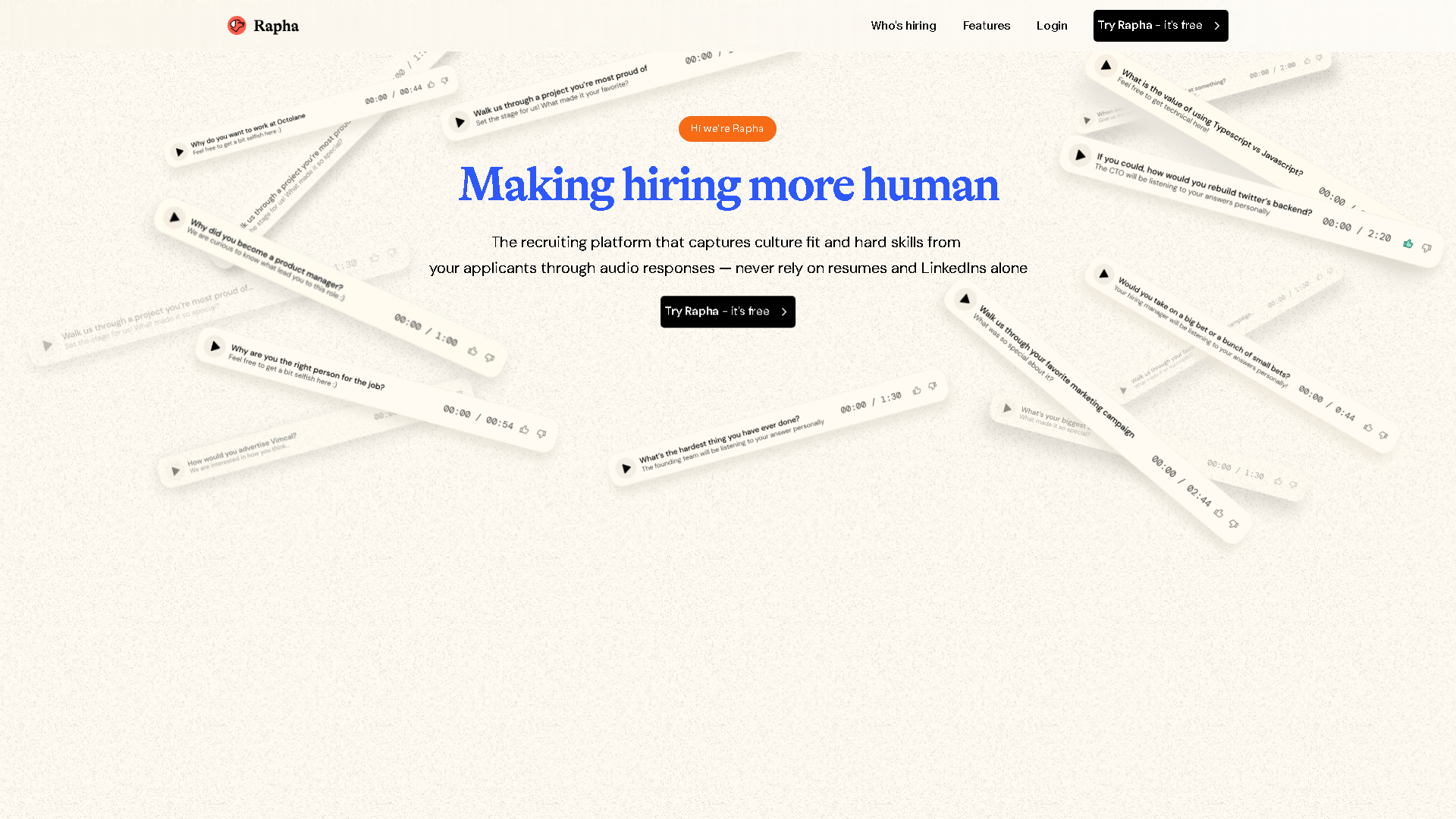 Rapha Interface Screenshot - Writing & Editing Tool