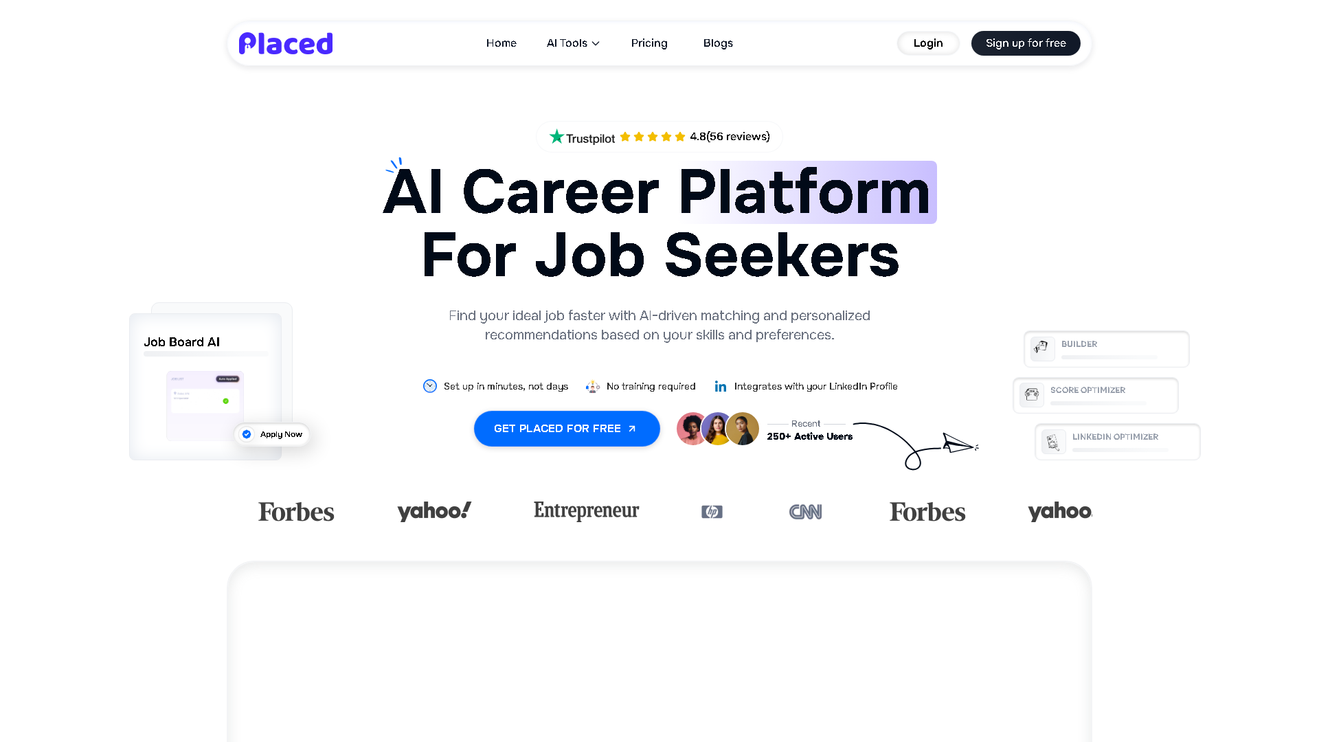 Placed App Interface Screenshot - Writing & Editing Tool