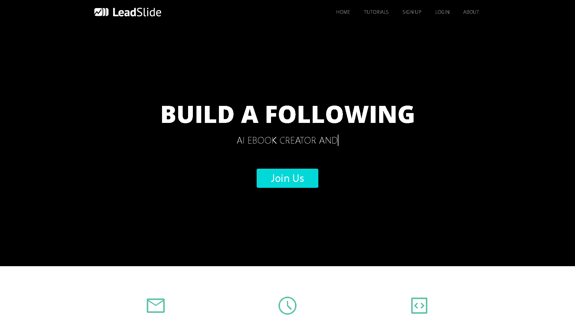 Leadslide AI Ebook Creator Interface Screenshot - Writing & Editing Tool