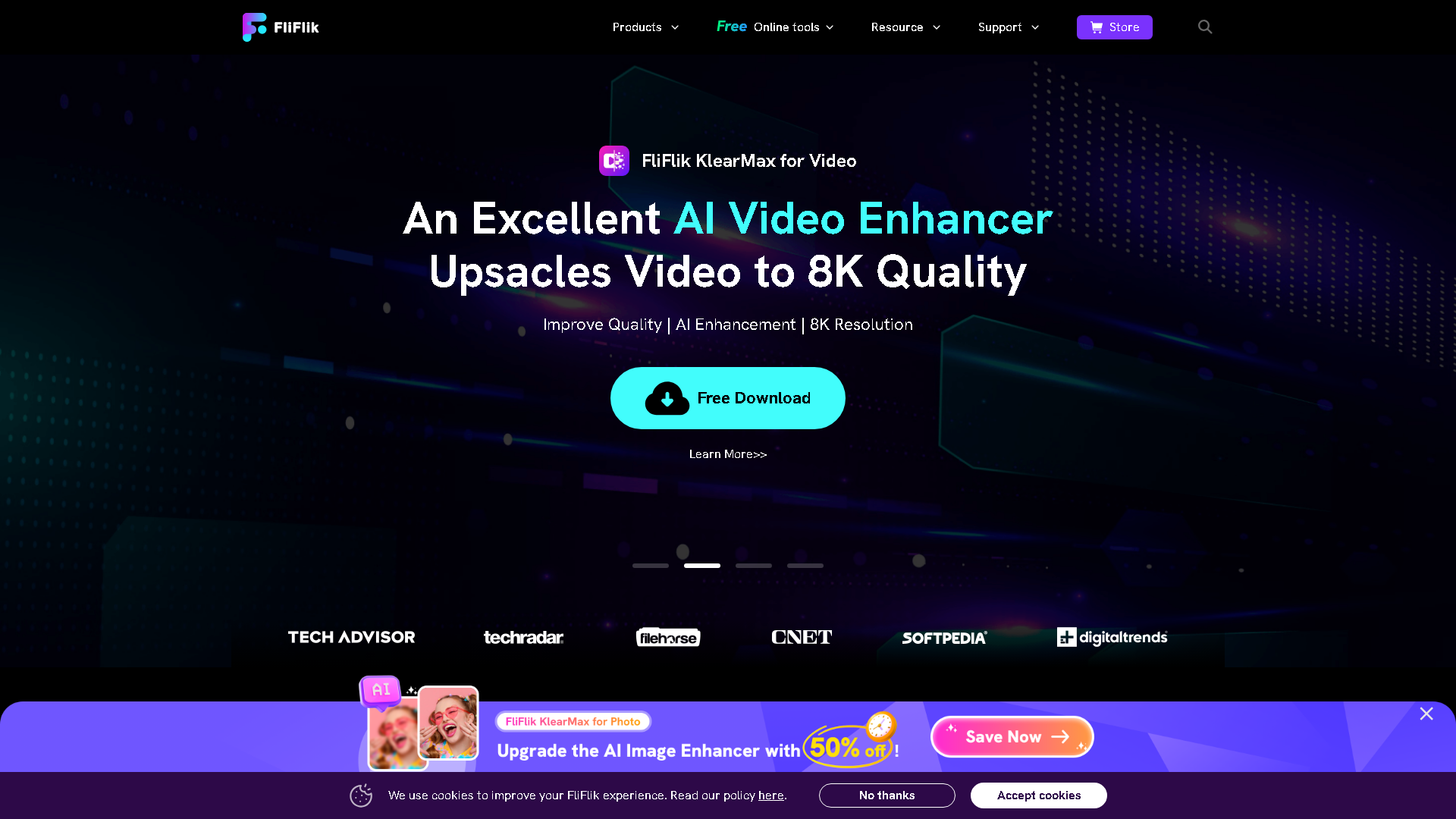 FliFlik Voice Changer Interface Screenshot - Audio & Voice Tool